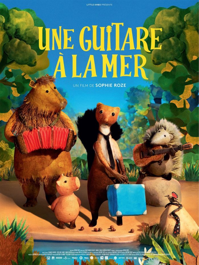 Poster du court métrage Une guitare à la mer